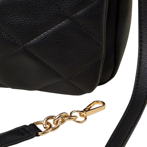 Accessorize London Women's Black Large Quilted Sling Bag - Image 4