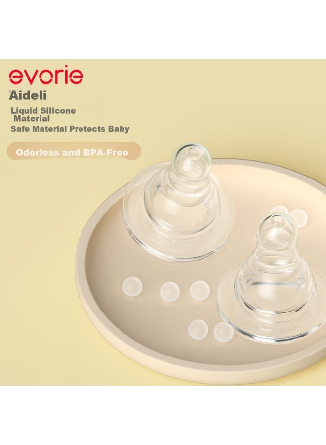 Evorie Standard Diameter Nipple, Cross-shaped Hole - Image 5