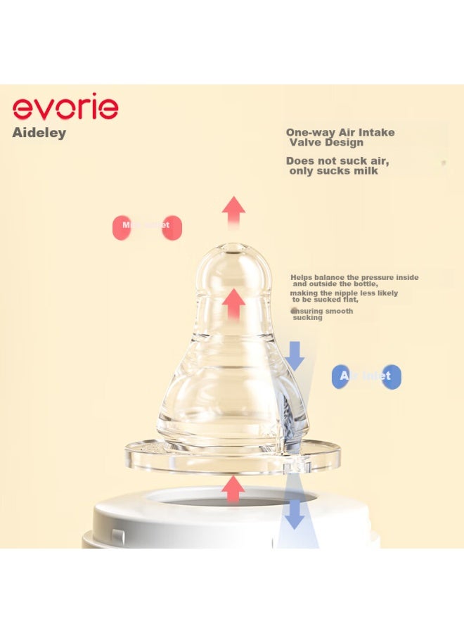 Evorie Standard Diameter Nipple, Cross-shaped Hole - Image 4