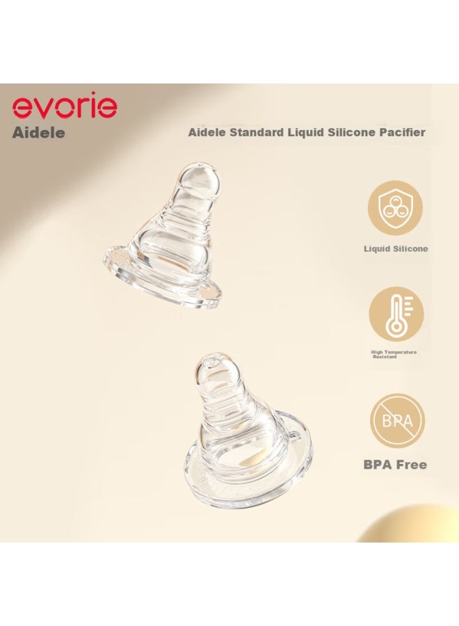 Evorie Standard Diameter Nipple, Cross-shaped Hole - Image 1