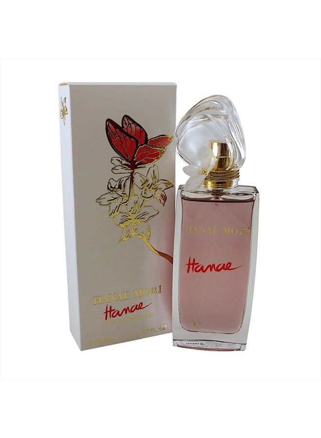 Hanae Mori Eau De Parfum Spray, 1.7 Ounce, Red/Orange