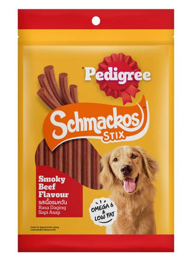 بيديجري مكافآت الكلاب بنكهة لحم البقر المدخن من شماكس ستيكس، 70 جرام - Image 1