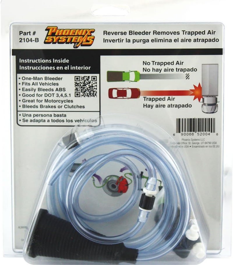 Phoenix Systems V-5 Light Duty Reverse Brake Bleeder - Image 2