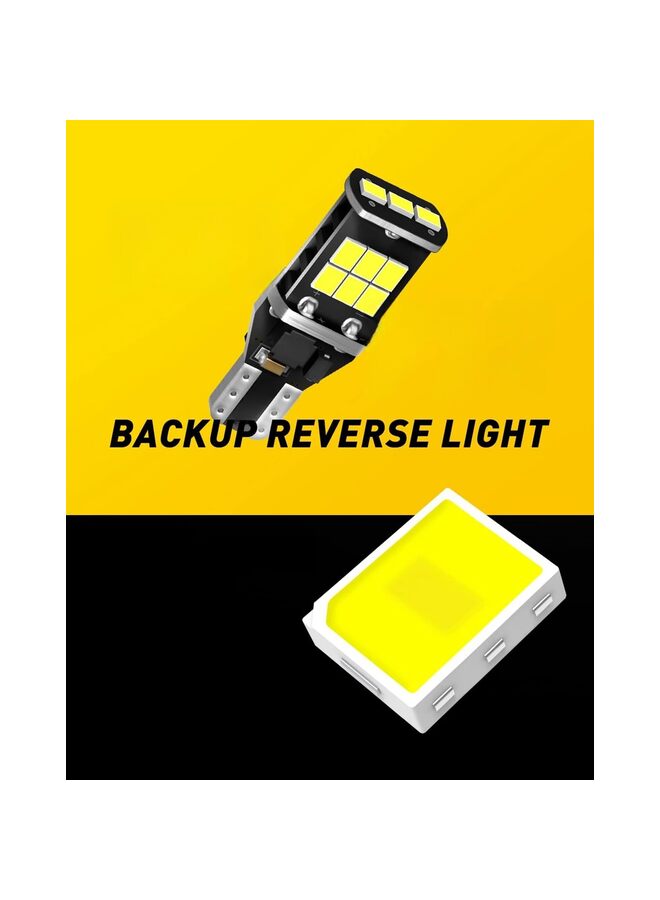 Generic Bulb for Backup Light Reverse Lights High Power Chipsets Error Free, 6500K White (Pack of 2)  - Image 2