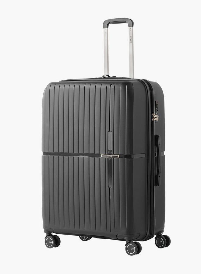 Wave Textured Hardcase Trolley Bag with Retractable Handle - Image 2
