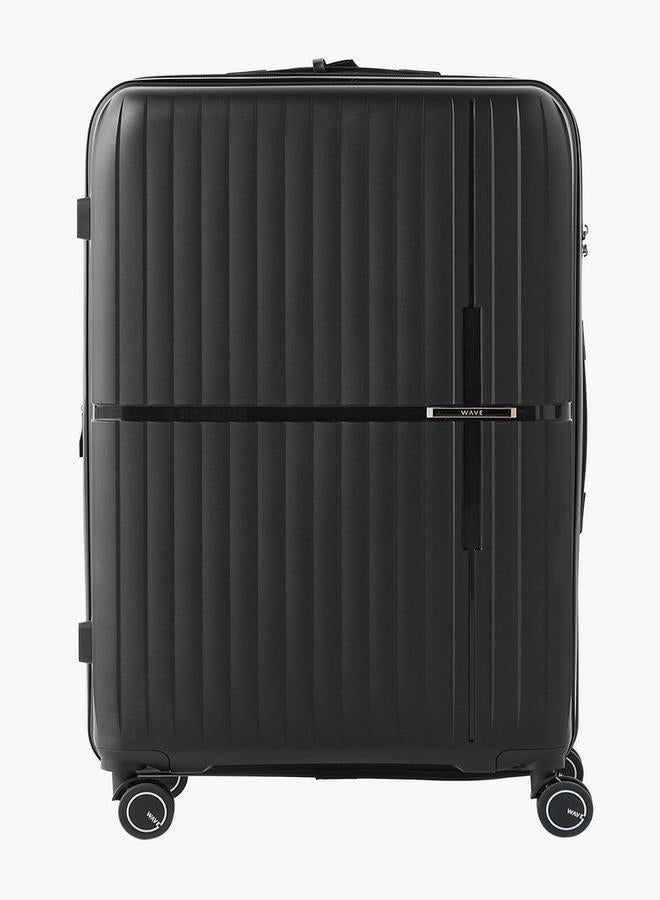 Wave Textured Hardcase Trolley Bag with Retractable Handle - Image 5