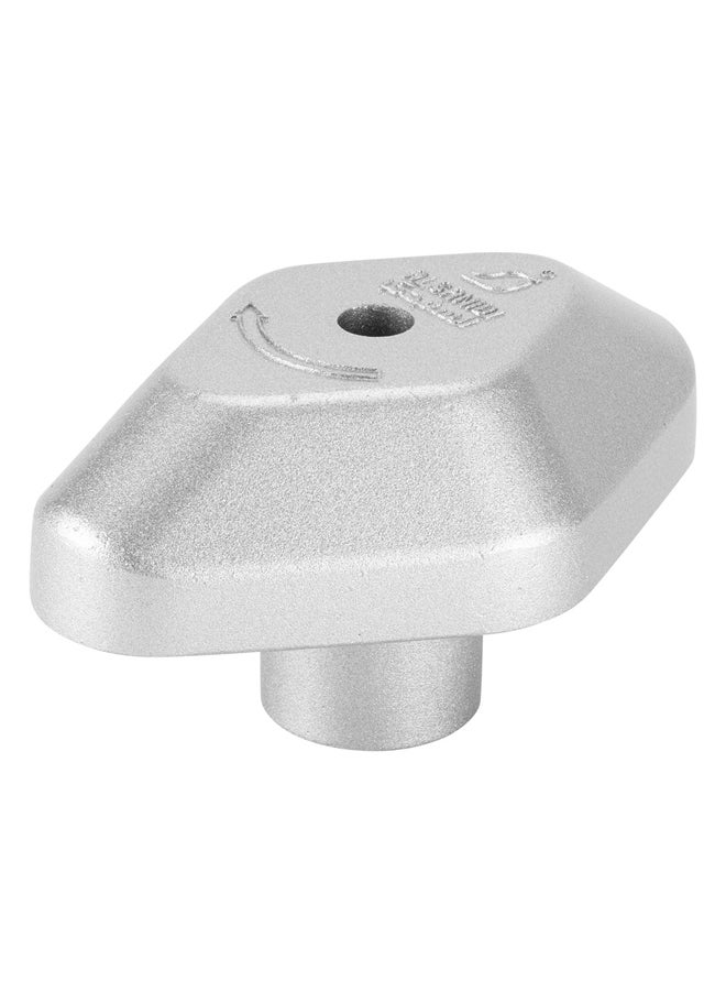 AL SANIDI وعاء ضغط ألمنيوم بمقبض علوي، فضي، حجم 3-4 لتر - Image 1