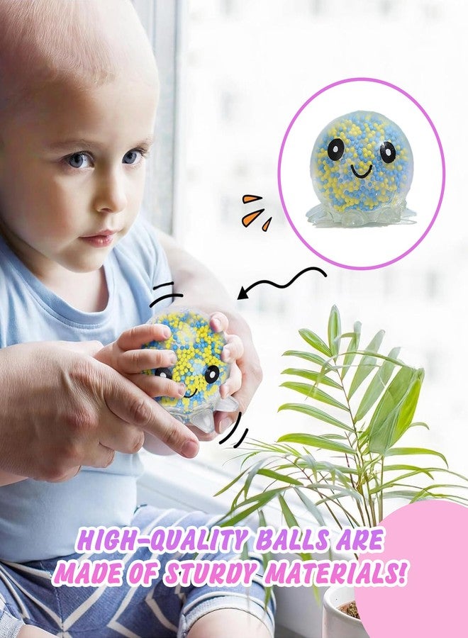 CartHome لعبة إسفنجية، تتضمن لعبة إسفنجية كبيرة وملونة على شكل حيوان لطيف لتخفيف التوتر، وتخفيف التوتر والترفيه اليومي الممتع (أخطبوط). - Image 4