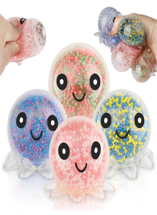 CartHome لعبة إسفنجية، تتضمن لعبة إسفنجية كبيرة وملونة على شكل حيوان لطيف لتخفيف التوتر، وتخفيف التوتر والترفيه اليومي الممتع (أخطبوط). - Image 1