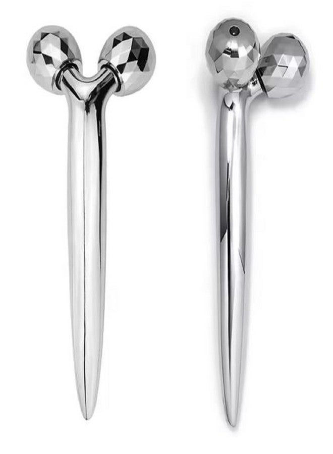 Mopslik Face Roller tool 3D Beauty Facial Roller Y-Shape Face Lift Tool Firming Body Roller - Image 1