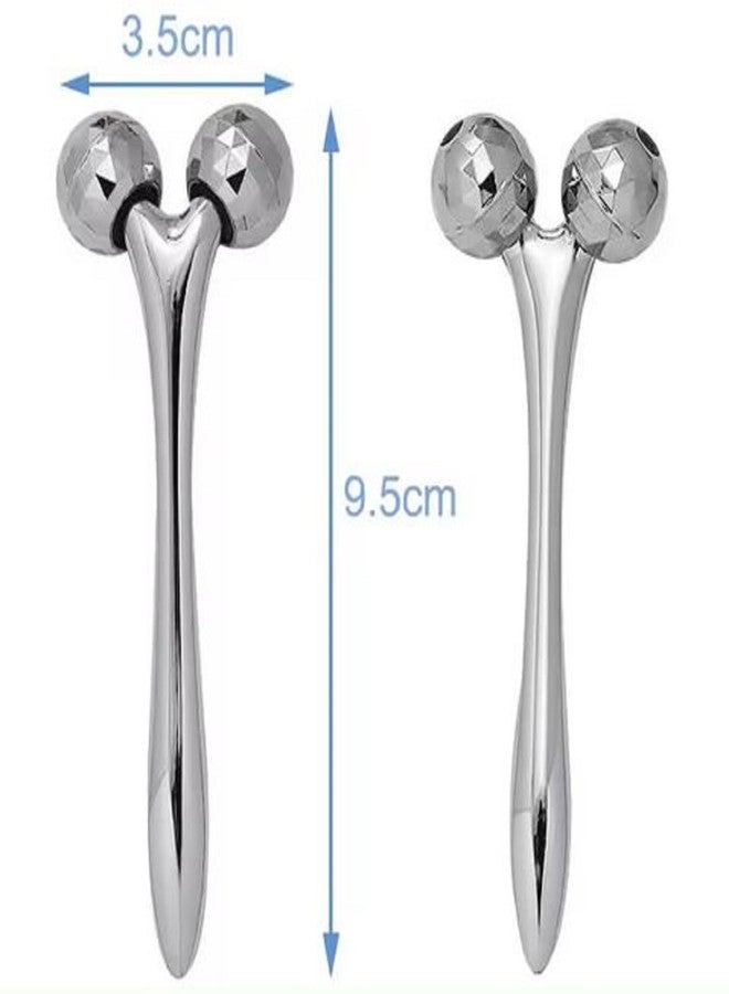 Mopslik Face Roller tool 3D Beauty Facial Roller Y-Shape Face Lift Tool Firming Body Roller - Image 2