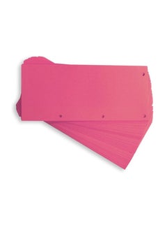 ELBA Elba 400014011 Strips Duo 24 x 10.5 cm, 160 g/m² Card Pack of 60 – Pink  - Image 1