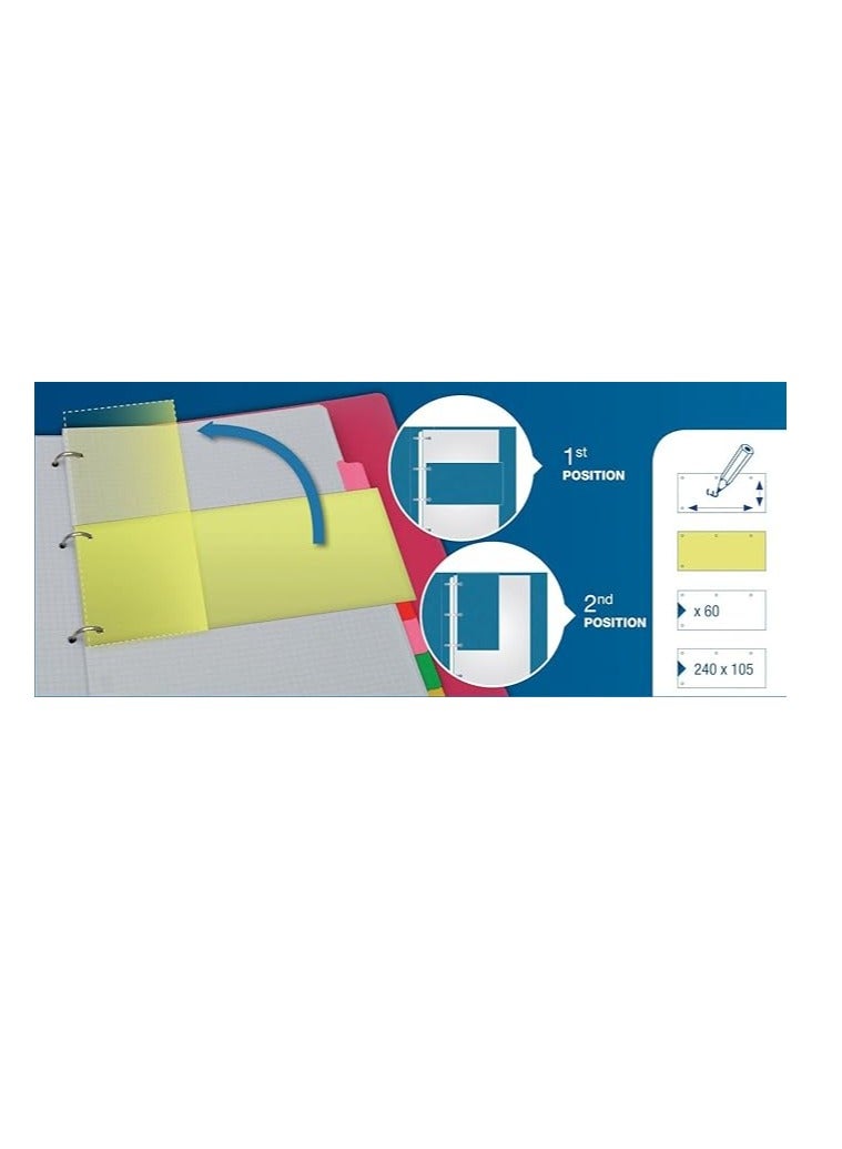 Elba 400014011 Strips Duo 24 x 10.5 cm, 160 g/m² Card Pack of 60 – Pink - Image 2