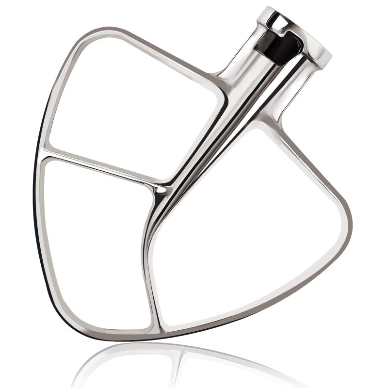 Mttobo K45B Stainless Steel Flat Beater For Kitchenaid 4-5 Quart Tilt Head Paddle attachment KitchenAid MixerAttachment - Image 1