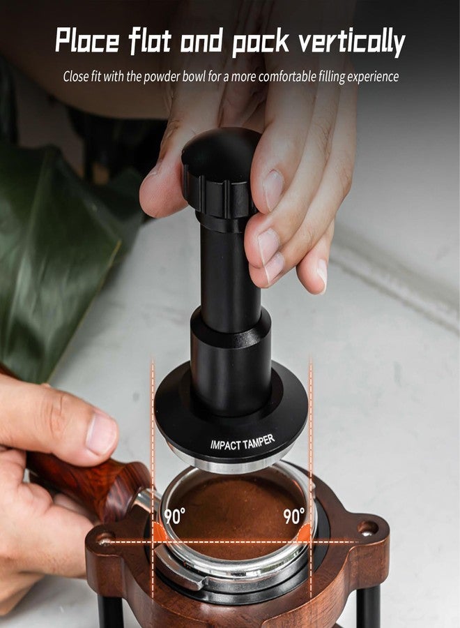Irishom Coffee Hand Tamper 25-35lb Adjustable Pressure 4 Spring System Detachable Espresso Tamper 304 Stainless Steel - Image 2