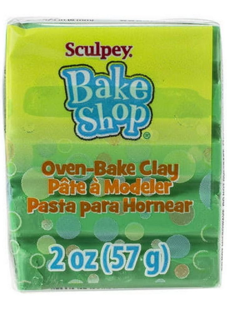 Bake Shop Oven-Bake Clay 2oz-GREEN