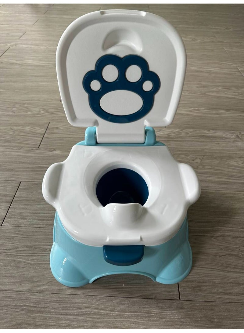 Tiibaby BABY TOILET W/MUSIC, BLUE/ORANGE, PB - Image 2