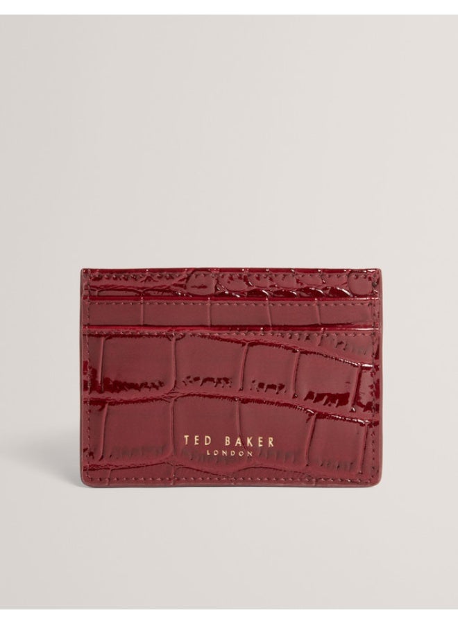Ted Baker Croc Effect Card Holder - Image 1