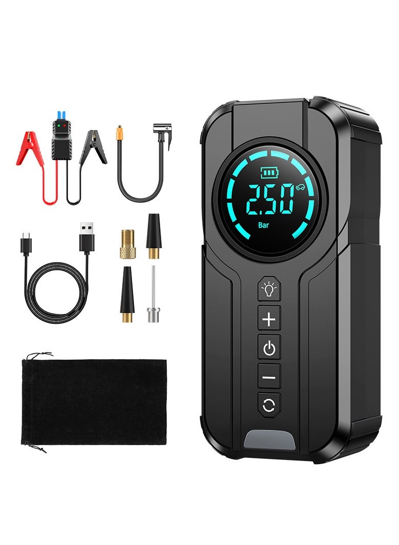 The car emergency starting power supply and inflatable pump are integrated with Dianbao multi-functional portable battery ignition starter - Image 1