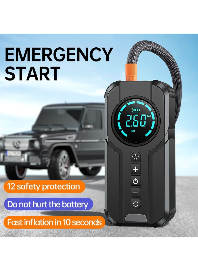 The car emergency starting power supply and inflatable pump are integrated with Dianbao multi-functional portable battery ignition starter - Image 3