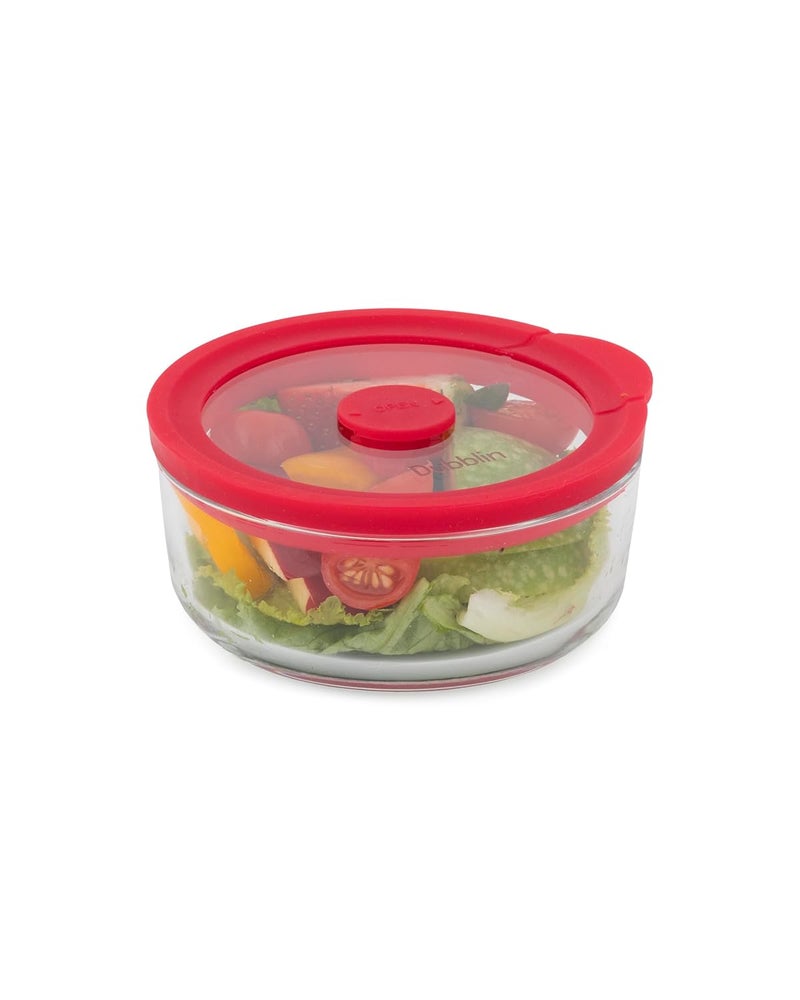 DUBBLIN ELEGANCE ROUND 270 Glass CasseroleCumServing Bowl with Lid Microwave Safe Stylish Durable 270ml Capacity - Image 1