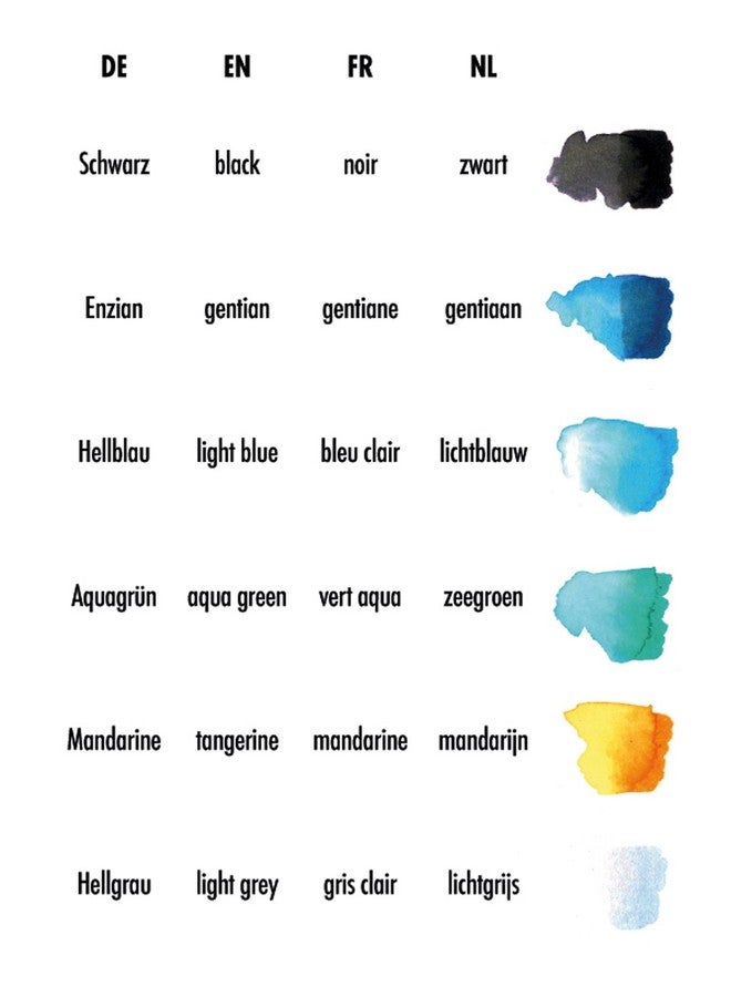Marabu Aqua Pen Set 6/Pkg Metropolitan - Image 2