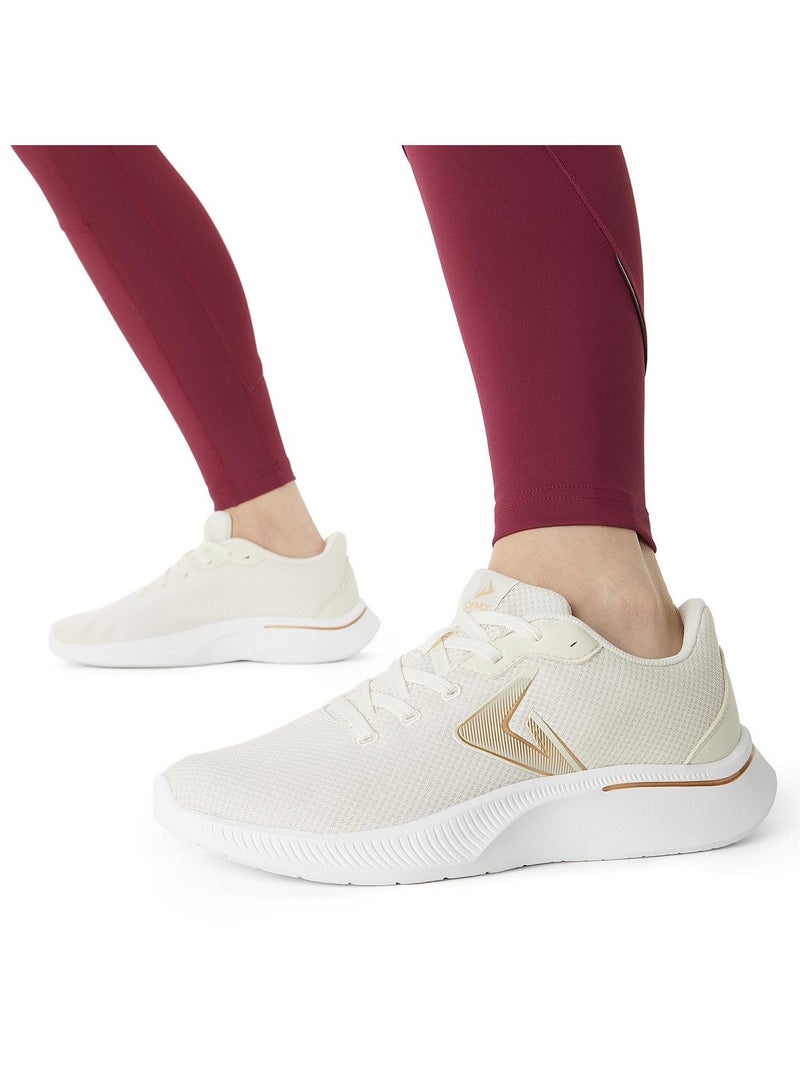 Demix Women’s Running Sport Shoes Beige – Lightweight Sneakers with Breathable Mesh Upper & Shock-Absorbing Sole - Image 2