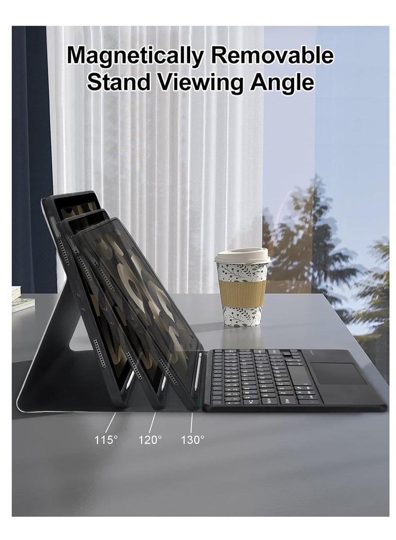 ميجوفاست حافظة لوحة مفاتيح لجهاز iPad Pro 11 بوصة M4 بإضاءة خلفية ولوحة مفاتيح بلوتوث قابلة للفصل مغناطيسيًا مع لوحة اللمس وفتحة حامل القلم A2836 A2837 A3006 لجهاز iPad Pro 11 2024 - Image 5