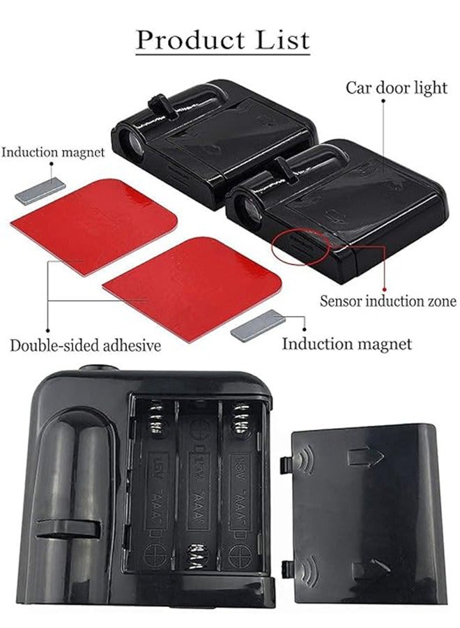 Loquat 2Pcs of Car Door Lights Logo Projector for HONDA, Car Door Welcome Logo Projector Lights for All Car Models, Laser Ghost Shadow Logo Projector Light Accessories - Image 3