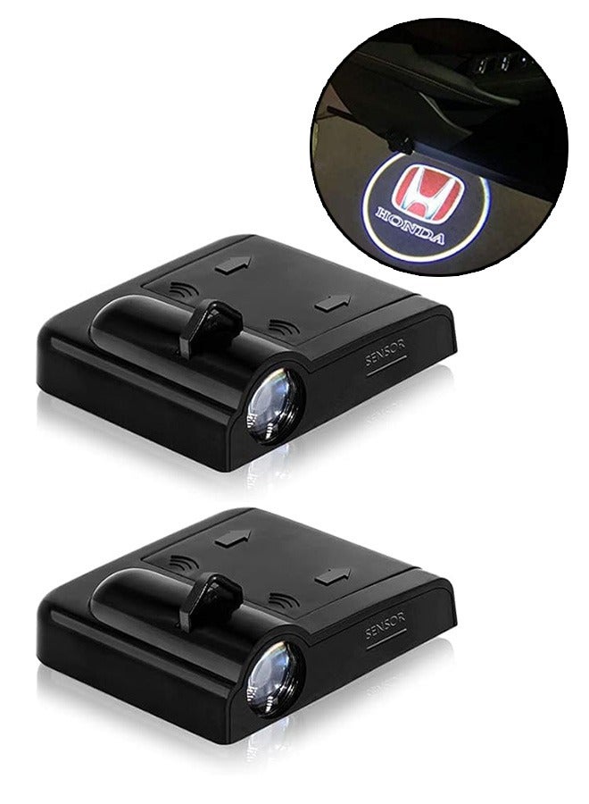 Loquat 2Pcs of Car Door Lights Logo Projector for HONDA, Car Door Welcome Logo Projector Lights for All Car Models, Laser Ghost Shadow Logo Projector Light Accessories - Image 1