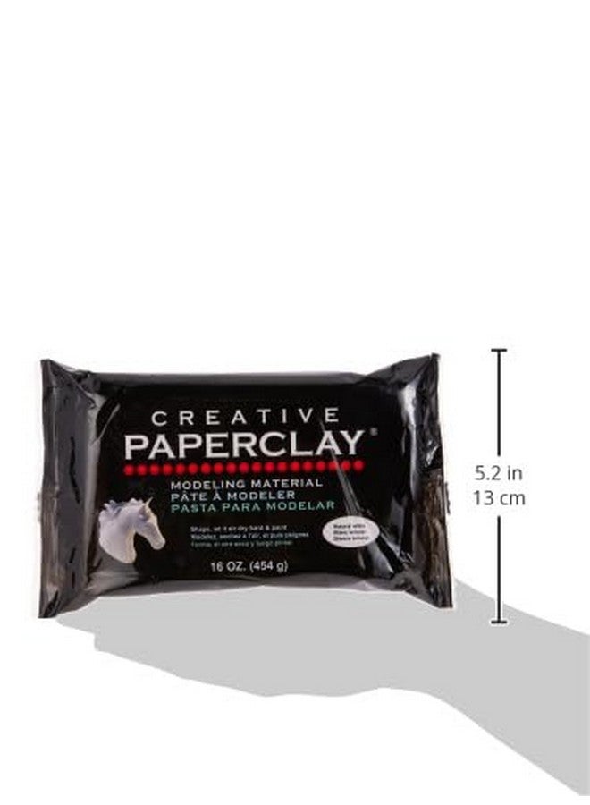 Creative Paperclay For Modeling Compound, 16Ounce, White, 4" X 1" X 8" (Length X Width X Height) - Image 3