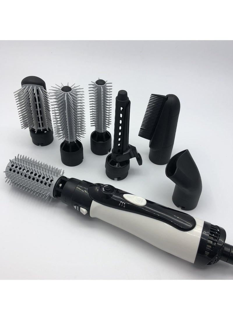 general Hair Styler Set With 7 Attachments Black/white - Image 2