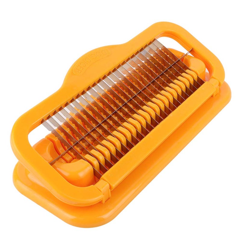 Leftwei Hot Dog Cutter Multifunctional Food Slicing Tool Orange Color Polypropylene Material