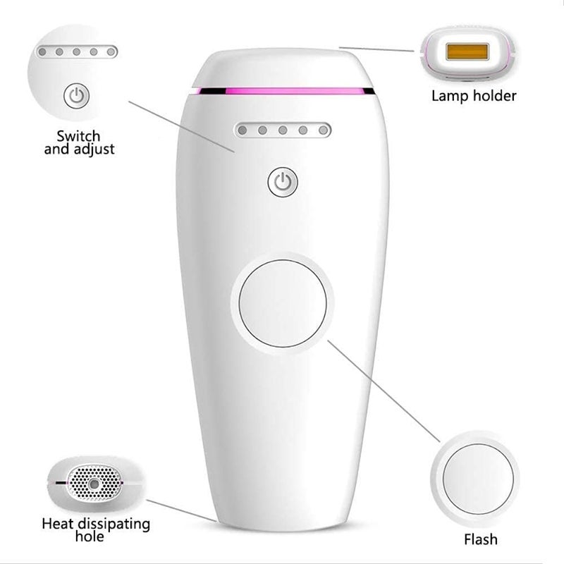 MORPICH IPL hair removal system, permanent laser epilator, hair removal beauty device, home use,300,000 flashes painless epilator for women and men - Image 2