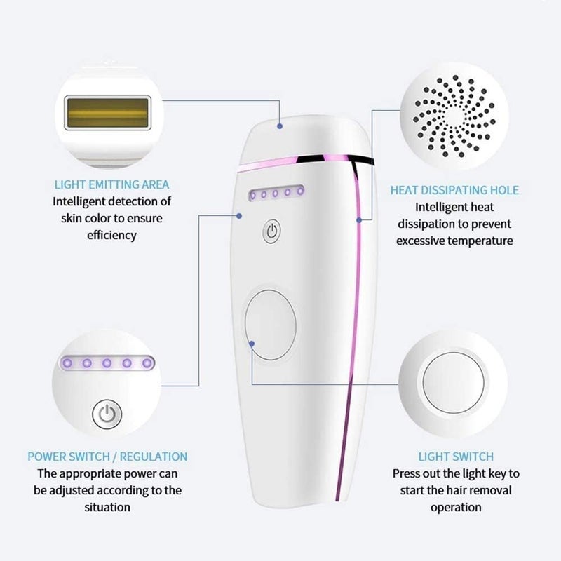 MORPICH IPL hair removal system, permanent laser epilator, hair removal beauty device, home use,300,000 flashes painless epilator for women and men - Image 1