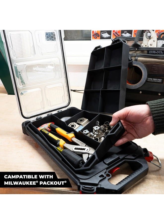Stealth Mounts StealthMounts Open FlexiTray | Flexible Tool Trays Compatible with Milwaukee PACKOUT | Organiser for Tools, Nuts, Bolts & Parts | Workshop, Garage & Van Storage | Made in The UK - Image 3