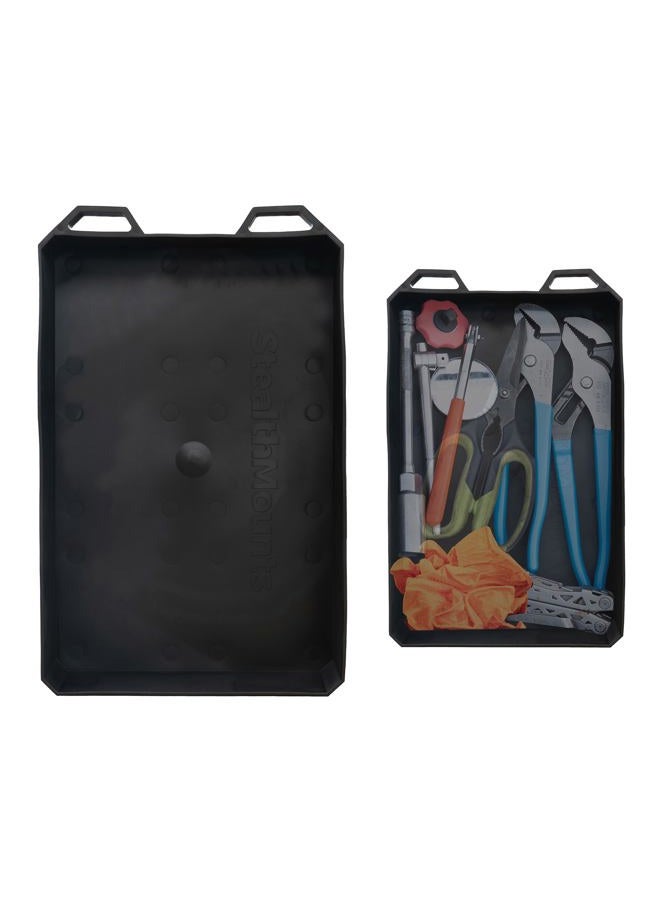 Stealth Mounts StealthMounts Open FlexiTray | Flexible Tool Trays Compatible with Milwaukee PACKOUT | Organiser for Tools, Nuts, Bolts & Parts | Workshop, Garage & Van Storage | Made in The UK - Image 1