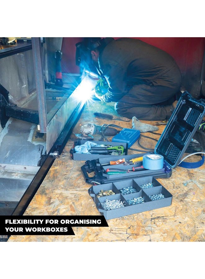 Stealth Mounts StealthMounts Open FlexiTray | Flexible Tool Trays Compatible with Milwaukee PACKOUT | Organiser for Tools, Nuts, Bolts & Parts | Workshop, Garage & Van Storage | Made in The UK - Image 4