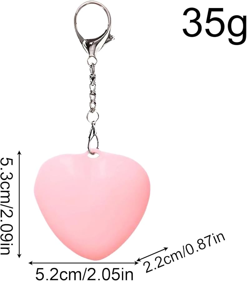 Pink Heart Shaped LED Purse Light Automatic Touch Sensor Lamp - Image 1