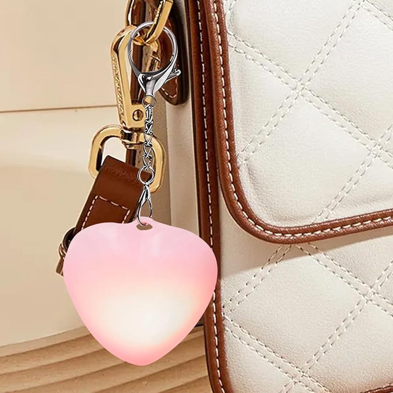Pink Heart Shaped LED Purse Light Automatic Touch Sensor Lamp - Image 5
