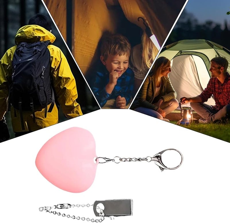 Pink Heart Shaped LED Purse Light Automatic Touch Sensor Lamp - Image 4