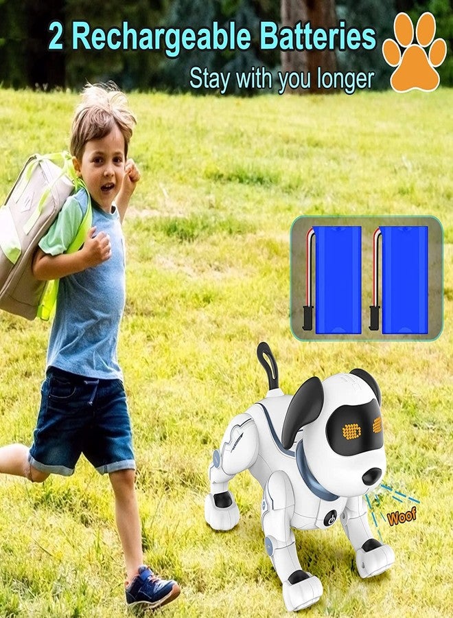 okk Robot Dog for Kids, Remote Control Programmable Robot Toy Dog, Smart Dancing Walking Puppy, Interactive Voice Control Toys, Electronic Pets Gift for Boys Girls - Image 4