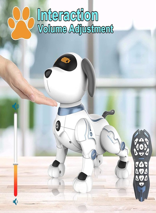 okk Robot Dog for Kids, Remote Control Programmable Robot Toy Dog, Smart Dancing Walking Puppy, Interactive Voice Control Toys, Electronic Pets Gift for Boys Girls - Image 5