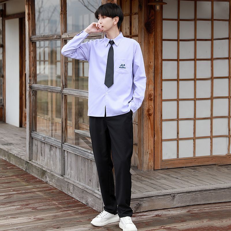 Thai School Uniform Graduation Season Shirt Uniform Junior High School Chorus Campus Performance Sports Meeting Preppy Class Uniform Jk Suit - Image 1