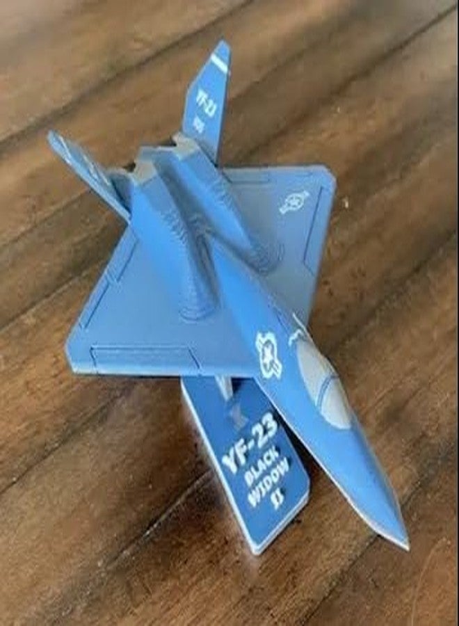 3D CRAFT YF-23 Black Widow Fighter Jet Toy – Die-Cast Plastic Aircraft Model for Kids & Collectors | Realistic Stealth Jet Toy Plane,Multicolor - Image 3