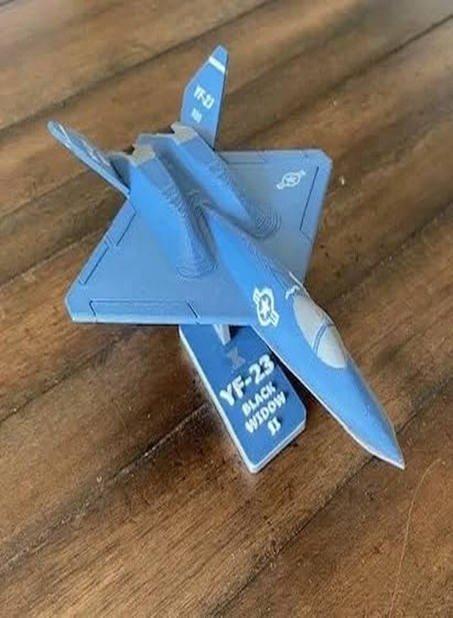 3D CRAFT YF-23 Black Widow Fighter Jet Toy – Die-Cast Plastic Aircraft Model for Kids & Collectors | Realistic Stealth Jet Toy Plane,Multicolor - Image 1