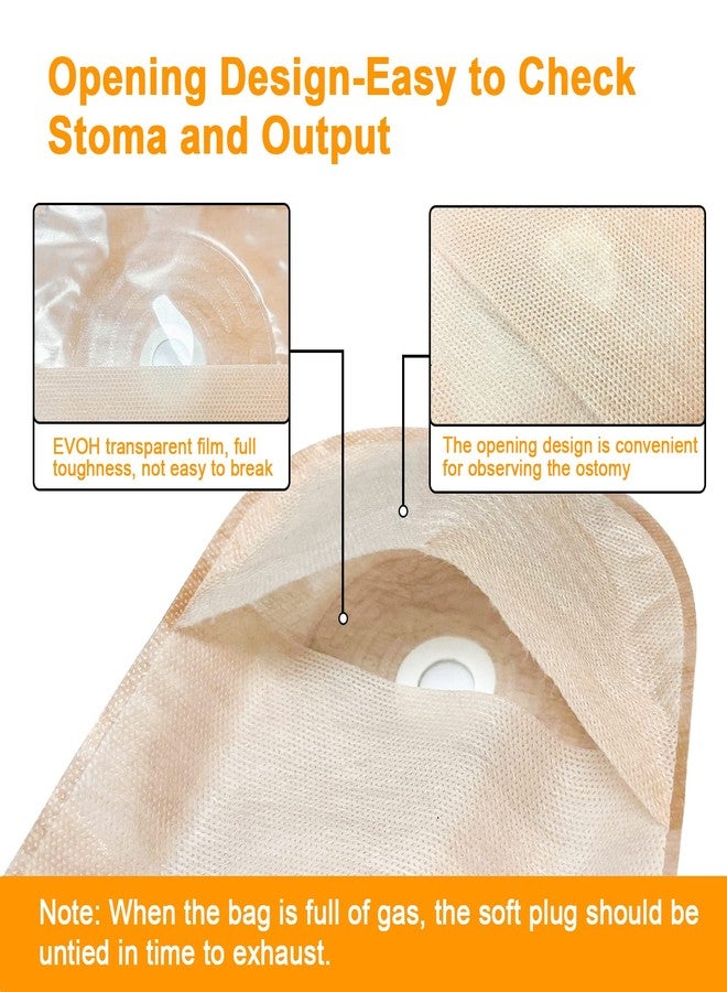 Ceeport 20 PCS Urostomy Bag Drainable Pouches with Measure Card, One Piece Ostomy Supplies for Colostomy Ileostomy Stoma Care, Cut-to-Fit - Image 4