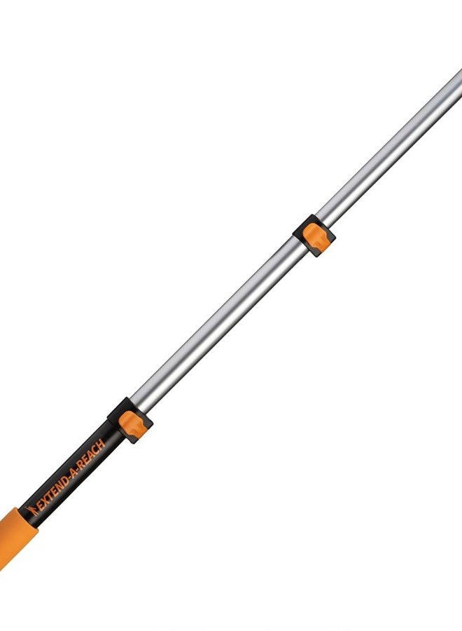 EXTEND-A-REACH Telescopic extension 1.5 to 7.3 m long // Multifunctional extendable pole with universal metal screw end // Lightweight and sturdy // Best telescopic handle for painting, the - Image 1