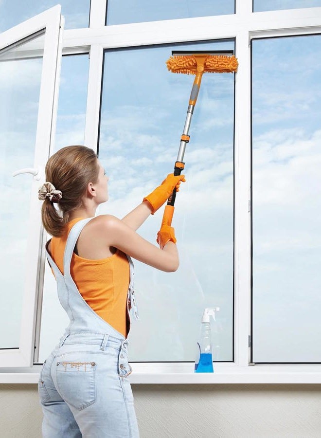 EXTEND-A-REACH Telescopic extension 1.5 to 7.3 m long // Multifunctional extendable pole with universal metal screw end // Lightweight and sturdy // Best telescopic handle for painting, the - Image 4