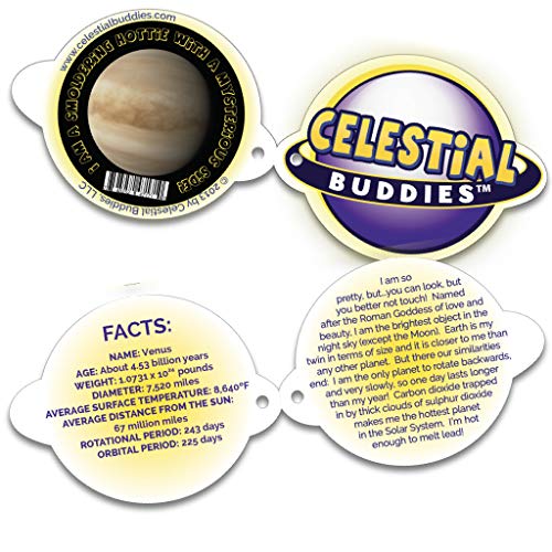 Celestial Buddies Venus Buddy | 10" Soft Stuffed Plush, Embroidered Features, Fun Planet Facts Tag for Kids – STEM Learning, Educational Gift, Classroom & Homeschool Science Space Astronomy | 0+ - Image 5